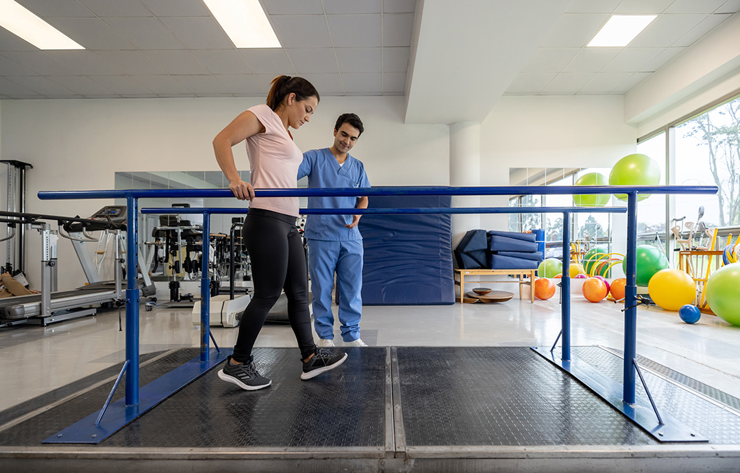 Woman getting Physical Therapy
