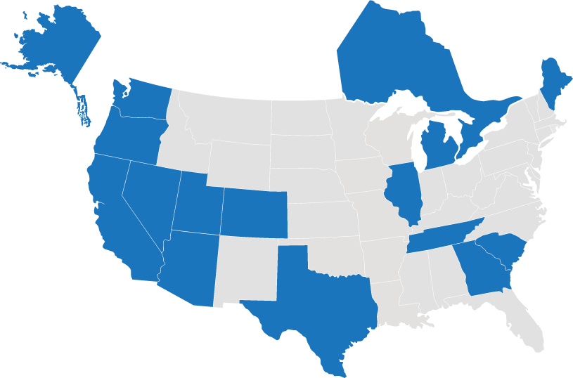 Rehab Without Walls Presence Map